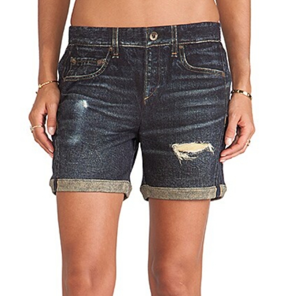 Rag & Bone Miramar Boyfriend Shorts in Aoyama Pockets Comfort Pull-On Lounge S